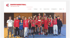 Desktop Screenshot of basket-savoie.fr